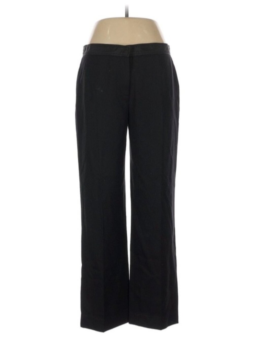 Burberry Black Wide-Leg Trousers - Pull-On Style
